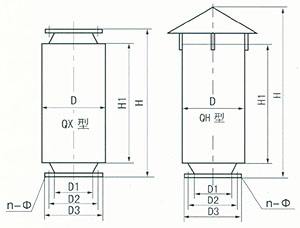 風機消聲器內部結構詳細圖