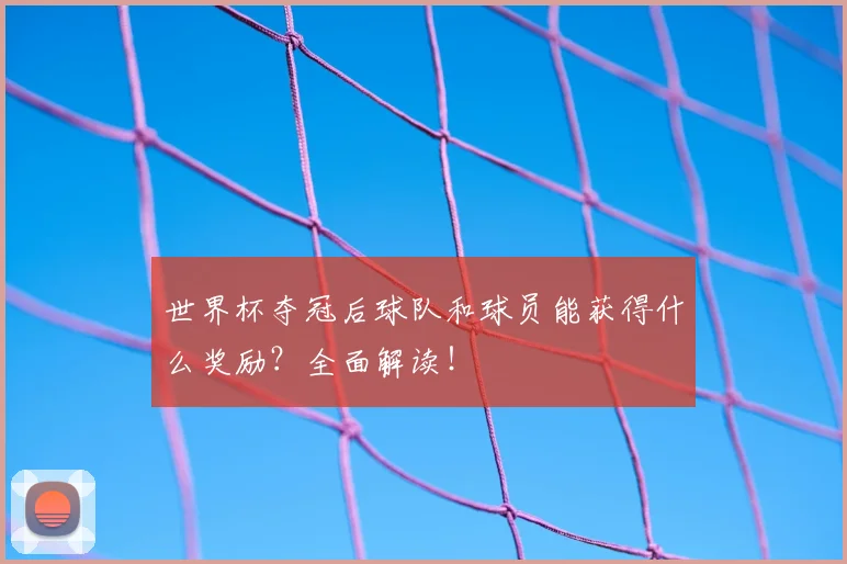 世界杯夺冠后球队和球员能获得什么奖励?全面解读!