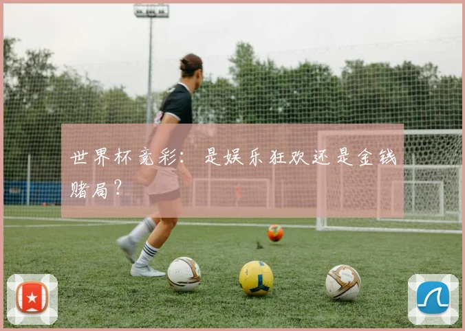 世界杯竞彩:是娱乐狂欢还是金钱赌局?